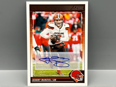 2024 Panini Score Johnny Manziel Auto #72