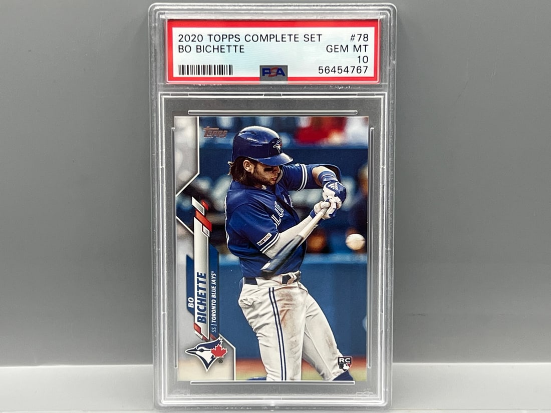 2020 Topps Complete Set Bo Bichette RC #78 PSA Gem Mint 10 (1 of 2)