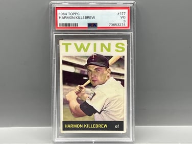 1964 Topps Harmon Killebrew #177 PSA VG 3
