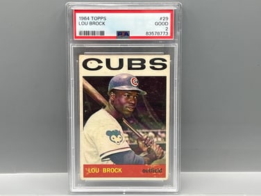 1964 Topps Lou Brock #29 PSA GD 2