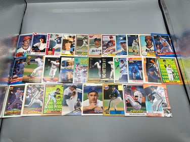 Lot of (30) Nolan Ryan Baseball Cards