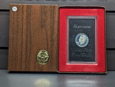 1971-S U.S. Eisenhower Proof Dollar In OGP - Packaged By The U.S. Mint