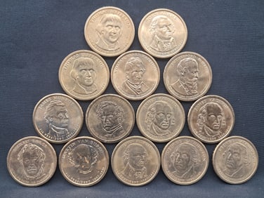 Presidential Dollars Lot of 14