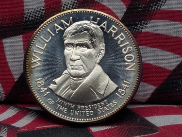 William Harrison Presidential Commemorative Medal