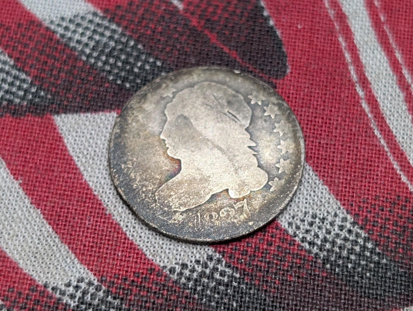 1827 Capped Bust Dime (1 of 2)