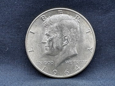 1964-D Kennedy Silver Half Dollar - 90% Silver