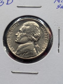 1963-D Jefferson Nickel, From Mint Set