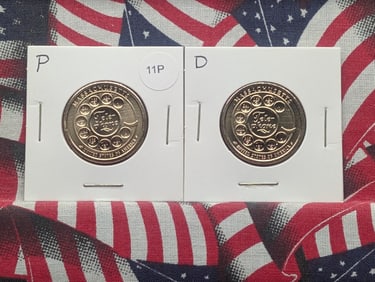 2020 P & D Uncirculated American Innovation Dollar, Massachusetts (MA)