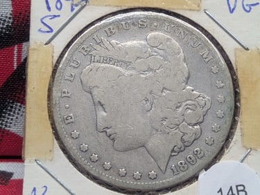 1892-S Morgan VG
