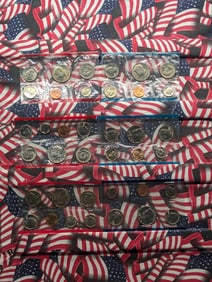1979, 1980, & 1981 Uncirculated P & D Mint Sets, Includes (9) SBA Dollars, No Envelopes
