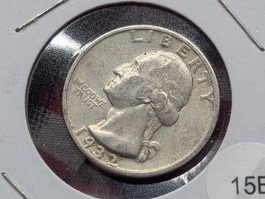 1932-S Washington Silver Quarter LIGHTLY CIRCULATED