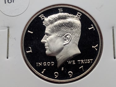 1997-S Proof Clad Kennedy Half Dollar
