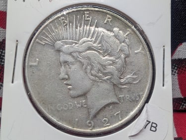 1927-D Peace Dollar