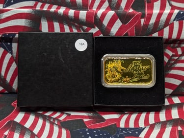 One Oz .999 Fine Silver Bar "To Mother with Love"