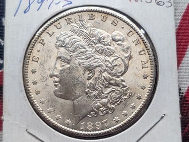1897-S Morgan Silver Dollar - Better Date High Grade MS