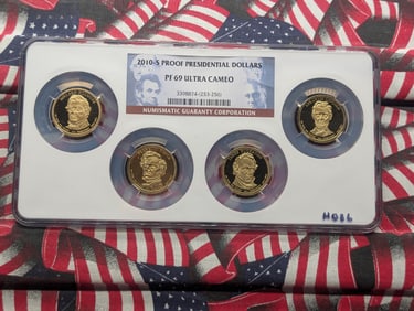 2010-S Proof Presidential Dollars, NGC PF 69 Ultra Cameo