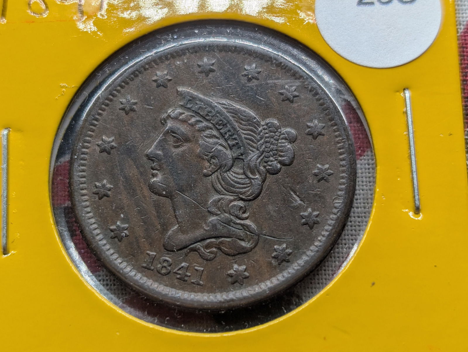 1841 (Small Date) Large Cent High Grade AU/BU (1 of 3)