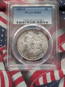 1885-O Morgan Dollar PCGS MS 65 43721883
