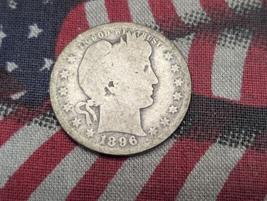 1896-O Barber Quarter Better Date