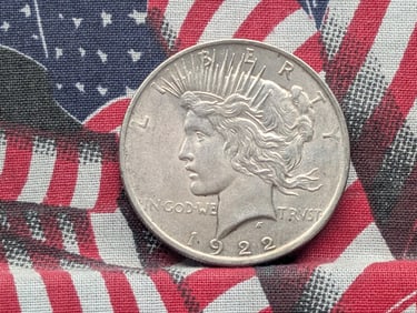1922 Peace Silver Dollar, Nice Details