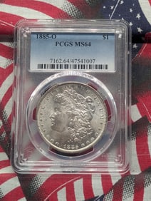 1885-O Morgan Dollar PCGS MS 64 47541007