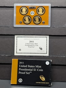 2011-S U.S. Mint Presidential One Dollar Proof Set In OGP w/COA