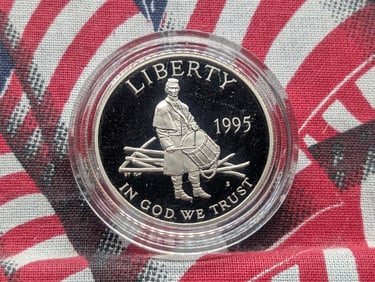 1995-S Civil War Battlefields Proof Commemorative Half Dollar