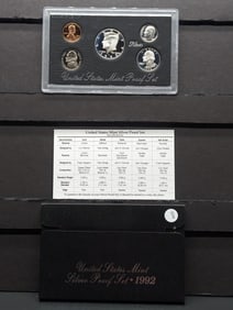 1992-S U.S. Mint Silver Proof Set In OGP w/COA