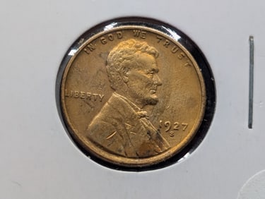 1927-S RD Wheat Cent UNCIRCULATED