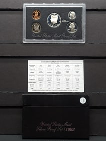 1993-S U.S. Mint Silver Proof Set In OGP w/COA