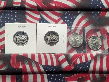2006 P, D, S Clad Proof, & S 90% Silver Proof Complete State Quarter Set, Nevada (NV)