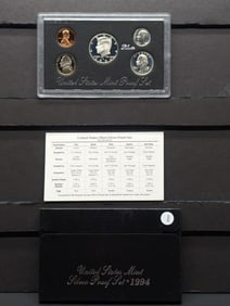 1994-S U.S. Mint Silver Proof Set In OGP w/COA