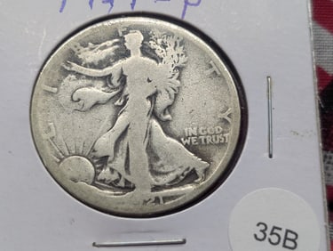1921-S Walking Liberty Half Dollar NICELY CIRCULATED G4
