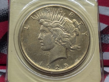 1925-P Gold Plated Peace Dollar