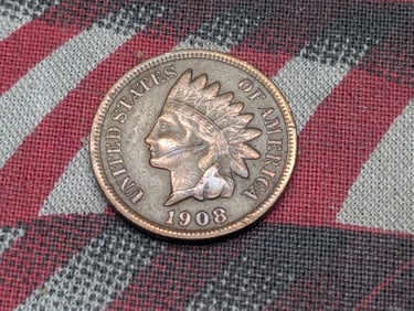1908-S Indian Head Penny Key Date XF