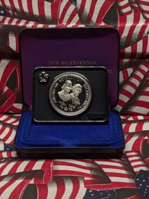 1973-P Bicentennial Commemorative Sterling Silver Half Dollar