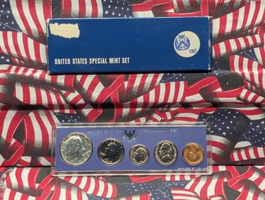 1967 Special 5 Coin Mint Set In OGP