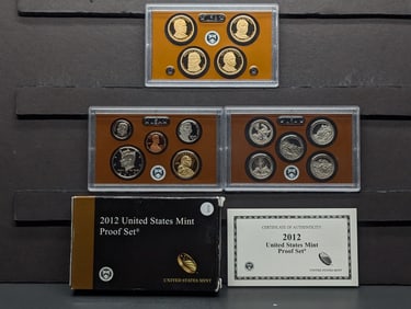 2012-S U.S. Mint Proof Set In OGP w/COA