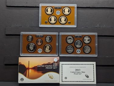 2013-S U.S. Mint Proof Set In OGP w/COA
