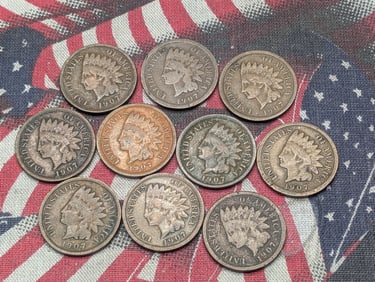 10 Indian Head Cents