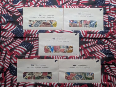 (500) Assorted U.S. Postage Stamps