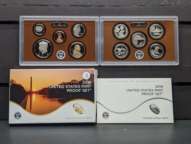 2018-S U.S. Mint Proof Set In OGP w/COA