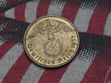 1937-A Germany 10 Reichspfennig