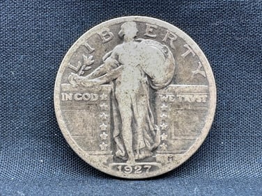 1927 Standing Liberty Silver Quarter