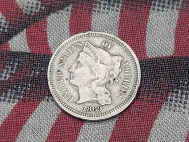 1869 U.S. 3 Cent Nickel