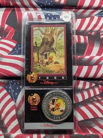Disney's-Pooh, 1966-Harder to Find, Brand new in Plastic Case, Great gift!