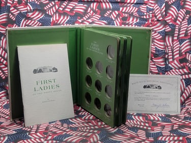 The Franklin Mint First Ladies Of The U.S. Commemorative Medals Album