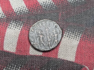 367-375 AD, Details on Soldiers, Ancient Roman Coin, Over 1,600 years old