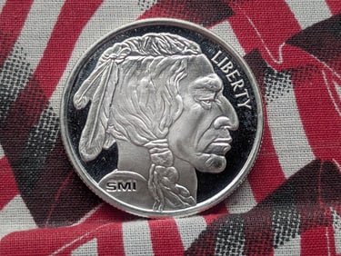 Silver Buffalo, .999 1 Troy Oz Silver, BU