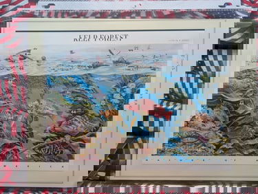 Sheet Of 10 "Kelp Forest" Postage Stamps, Mint, Original Gum, Never Hinged
